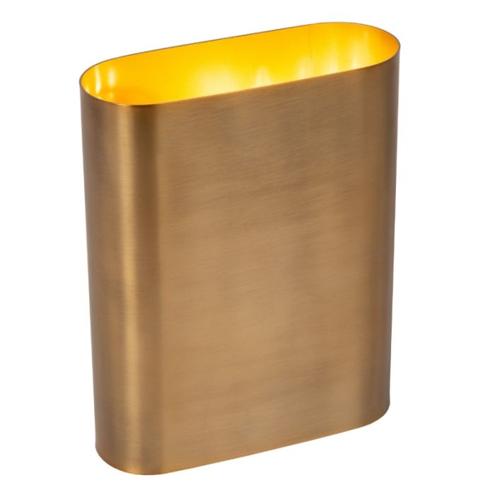 Brass up down wall light modern, Ovalis