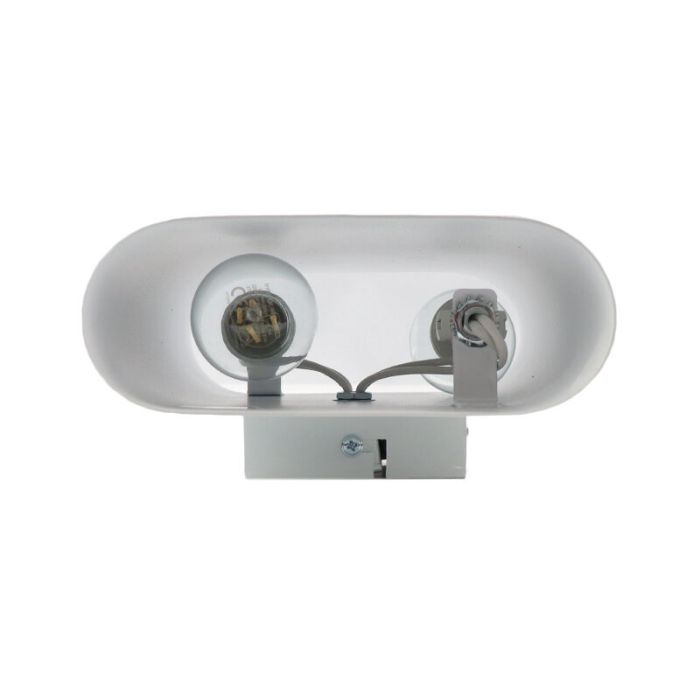 White up down wall light modern, Ovalis