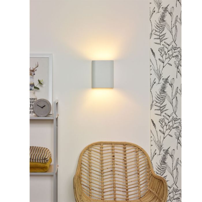 White up down wall light modern, Ovalis