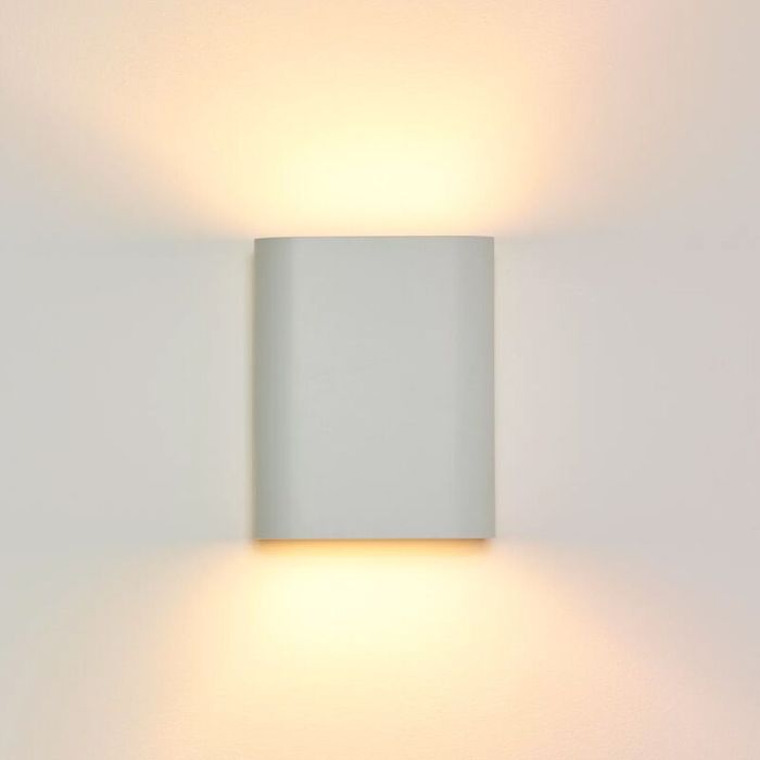 White up down wall light modern, Ovalis