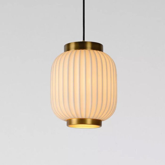 White pendant light retro, Gosse