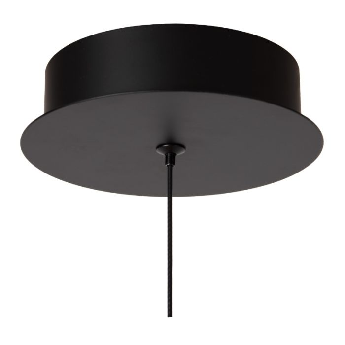 Black pendant light modern, Sentubal, 6,3W, 2700K LED