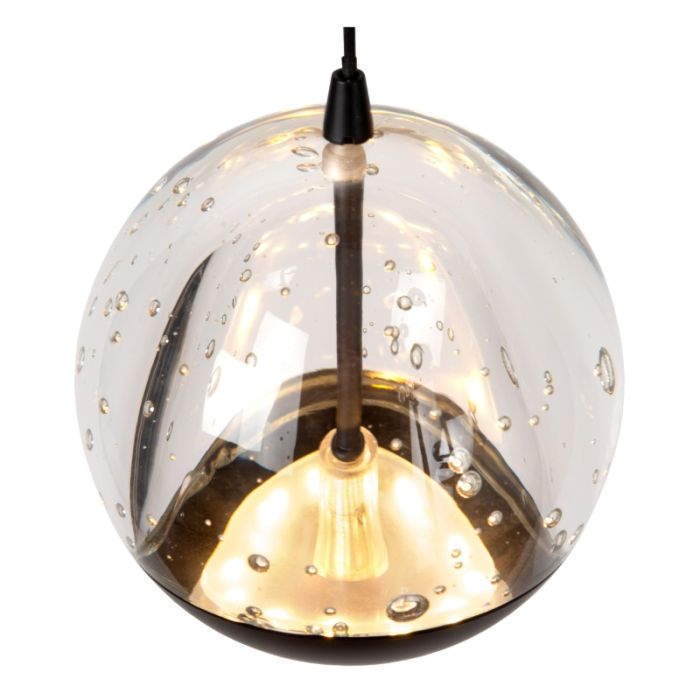 Black pendant light modern, Sentubal, 5,3W, 2700K LED