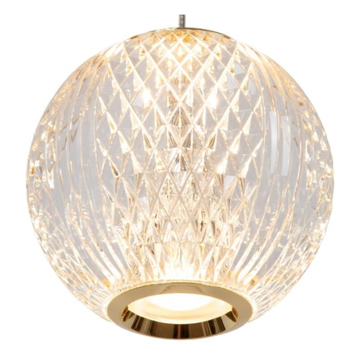 Golden pendant light design, Cintra, 4,7W, 2700K LED