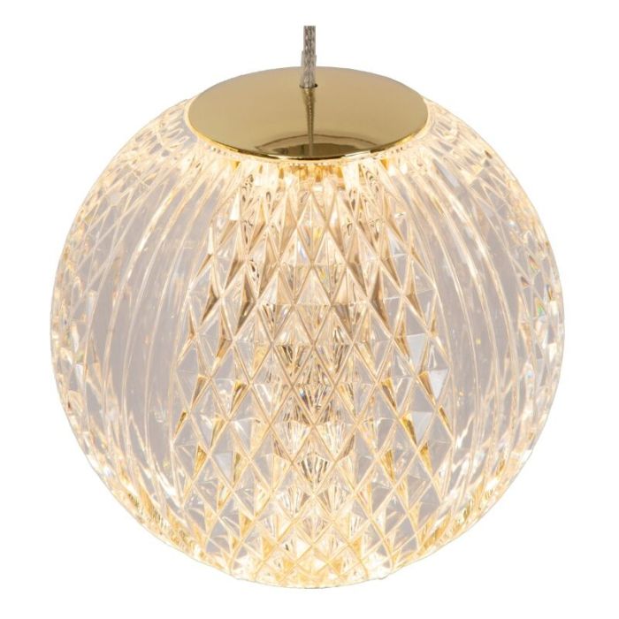 Golden pendant light design, Cintra, 4,7W, 2700K LED