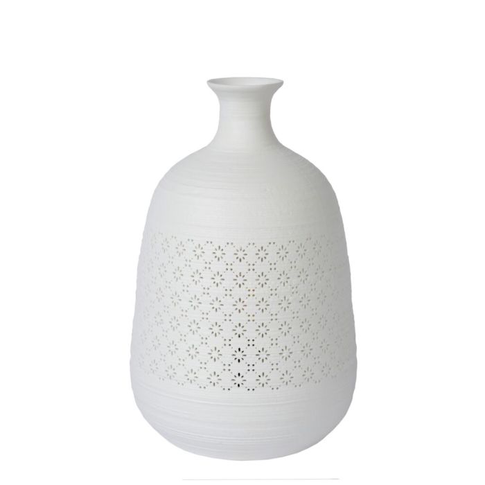 White table lamp retro, Tiesse, with switch