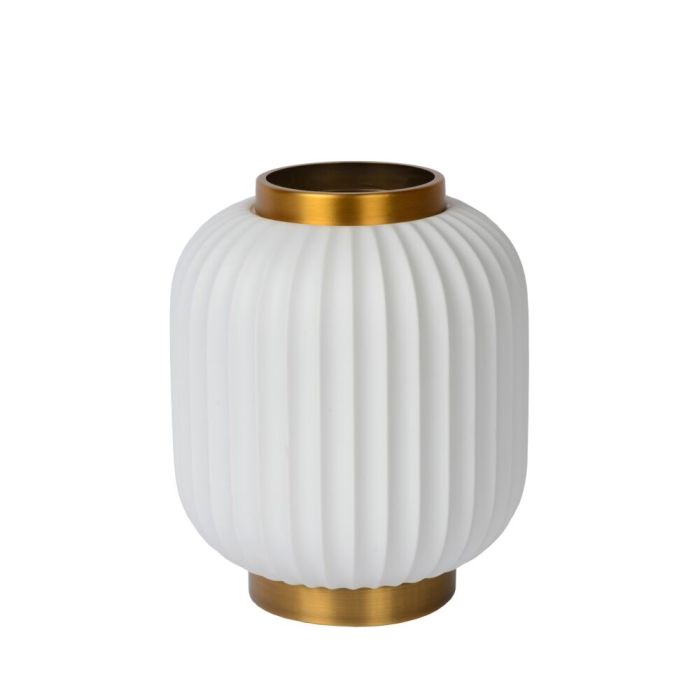 White table lamp retro, Gosse, with switch