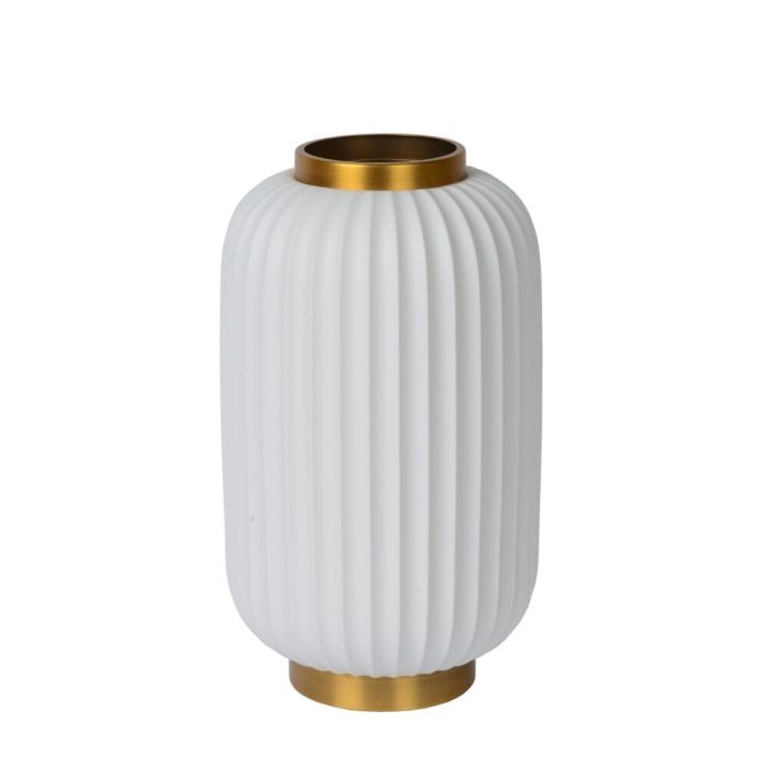 White table lamp retro, Gosse, with switch