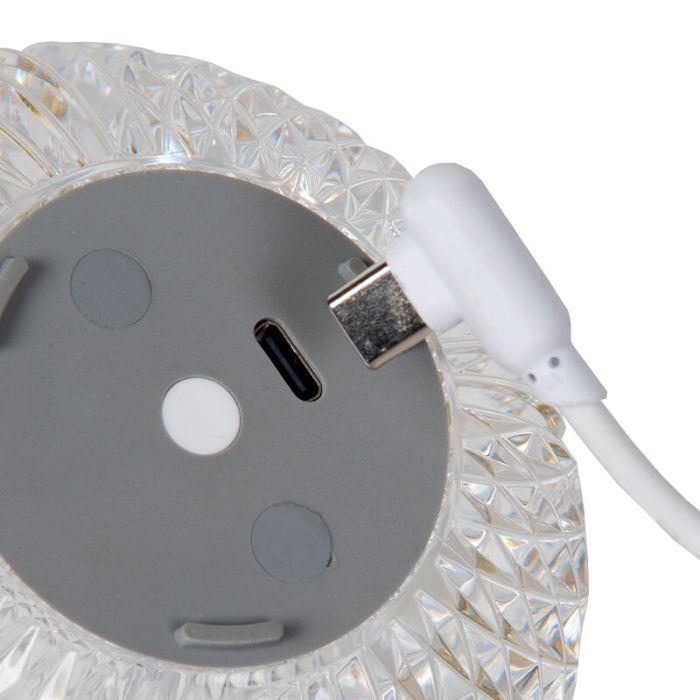 Transparent table lamp modern, Cintra, 1,5W, 2700K LED, 3-step dimmable