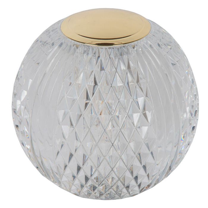 Transparent table lamp modern, Cintra, 2W, 3000K LED, 3-step dimmable