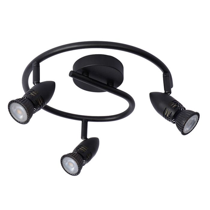 Black ceiling spotlight modern, Caro