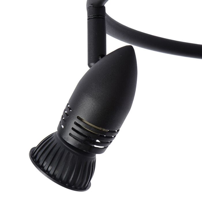 Black ceiling spotlight modern, Caro