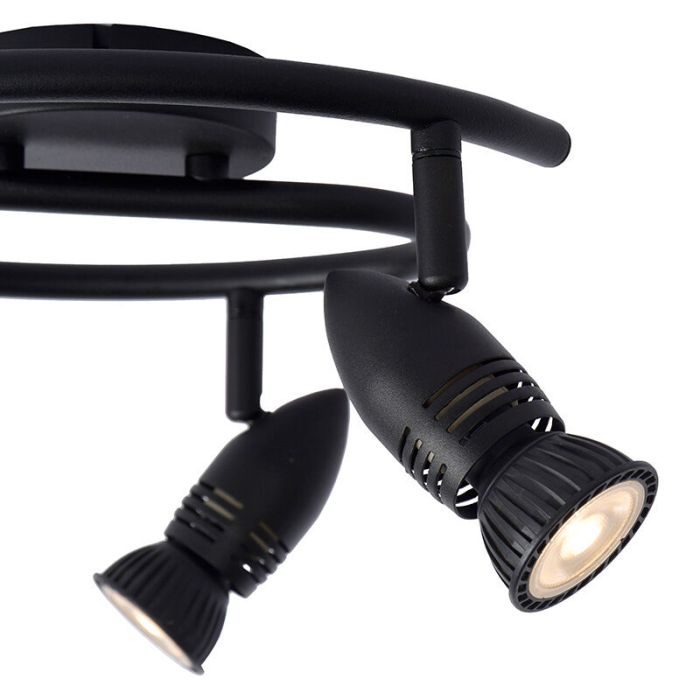 Black ceiling spotlight modern, Caro