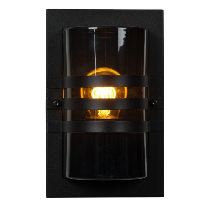Black outdoor light modern, Privas, IP44