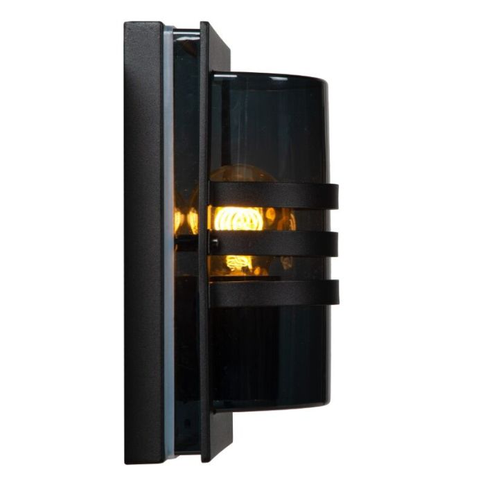 Black outdoor light modern, Privas, IP44