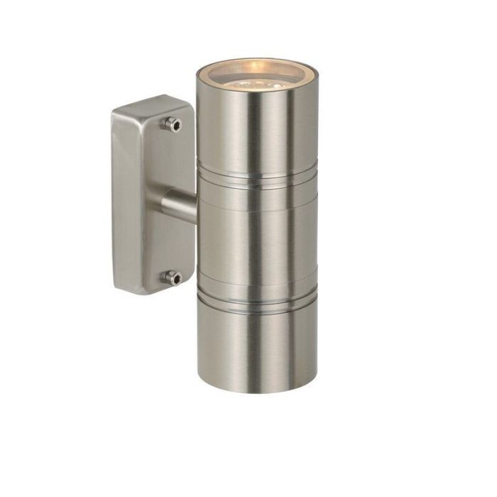 Chrome up down wall light modern, Arne, IP44