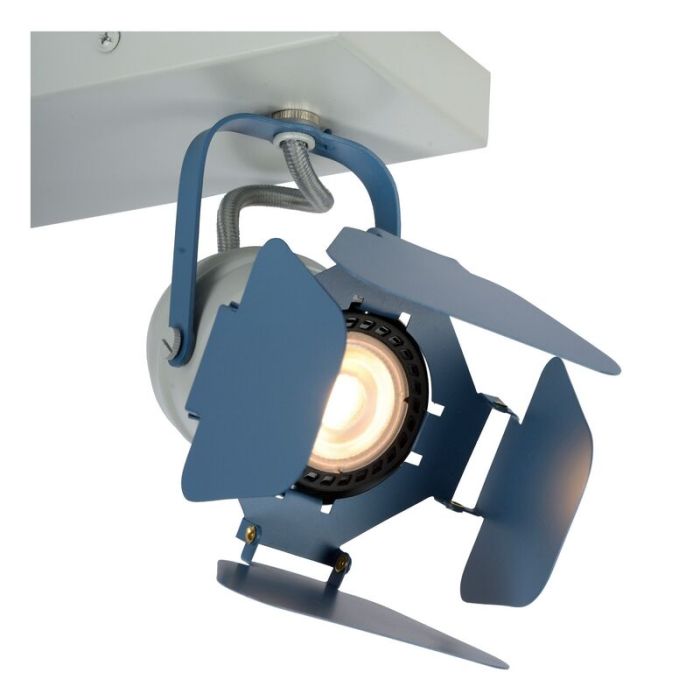 Blue kid's ceiling spotlight modern, Picto