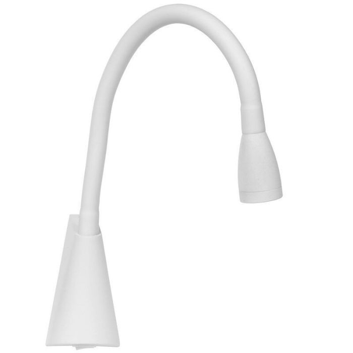 White wall light modern, Galen, 3W, 3000K LED, with switch
