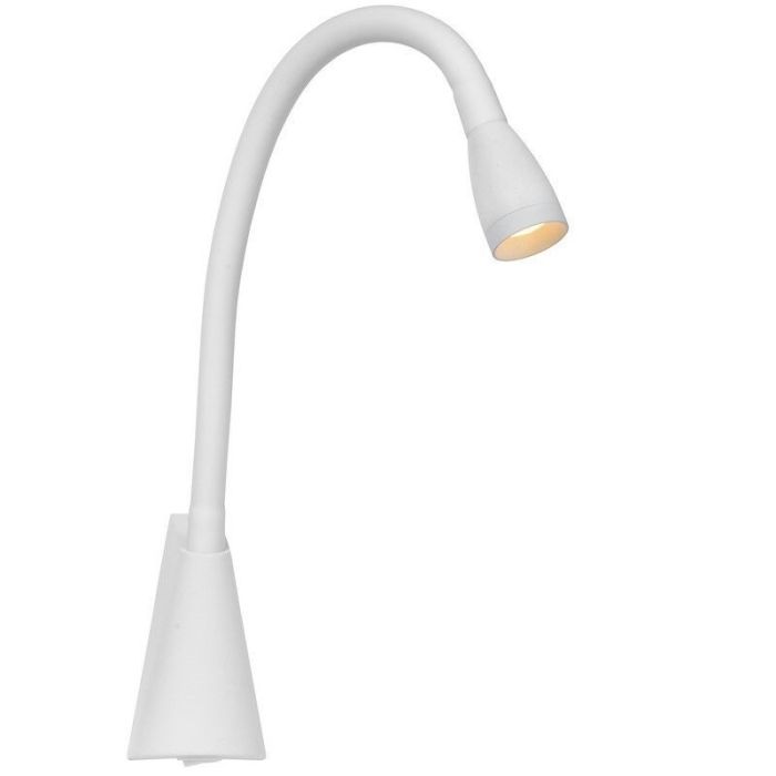 White wall light modern, Galen, 3W, 3000K LED, with switch