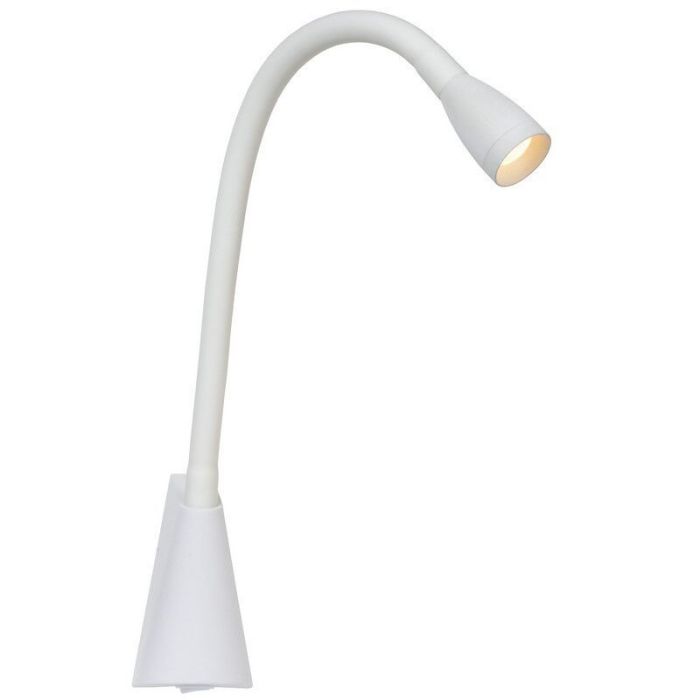 White wall light modern, Galen, 3W, 3000K LED, with switch