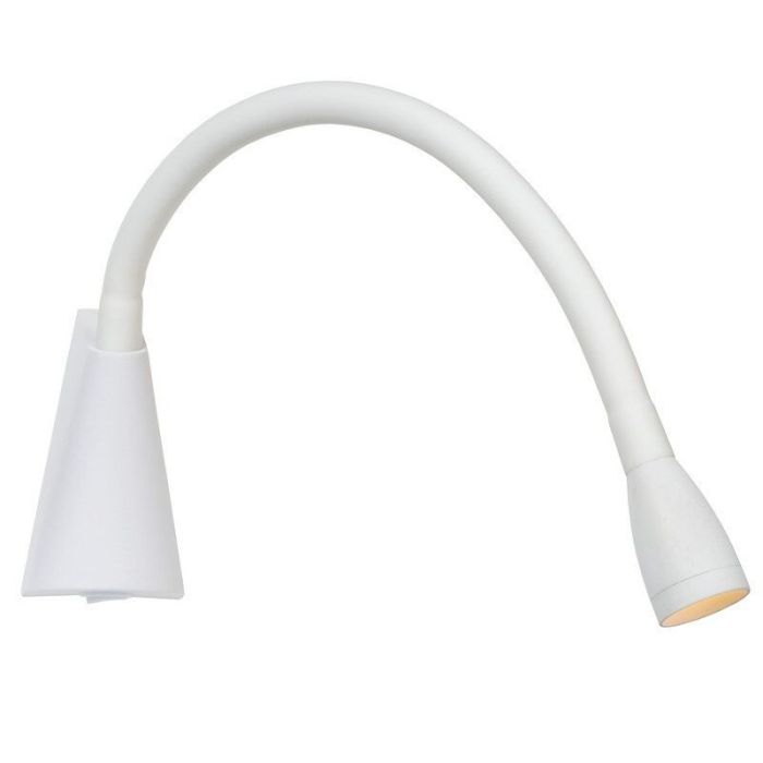White wall light modern, Galen, 3W, 3000K LED, with switch