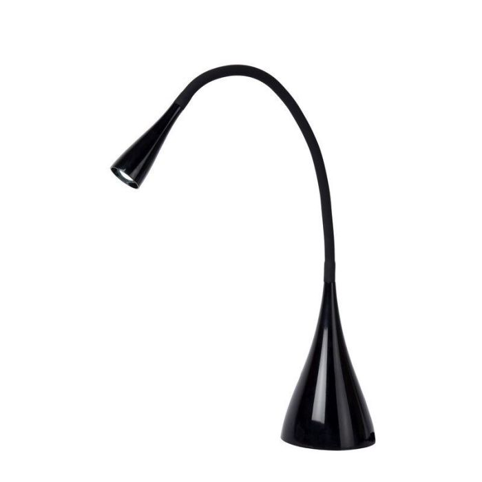 Black desk lamp modern, Zozy, 3W, 3000K LED, with touch dimmer