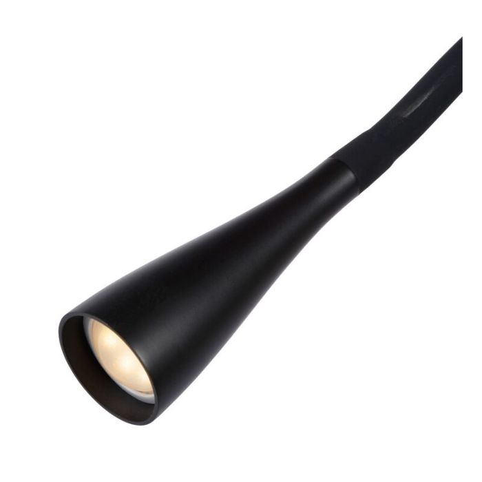 Black desk lamp modern, Zozy, 3W, 3000K LED, 3-step dimmable