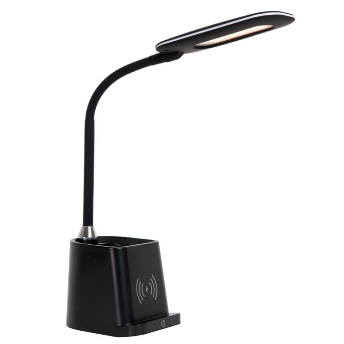 Black desk lamp modern, Penny, 4,7W, 3000K LED, with switch