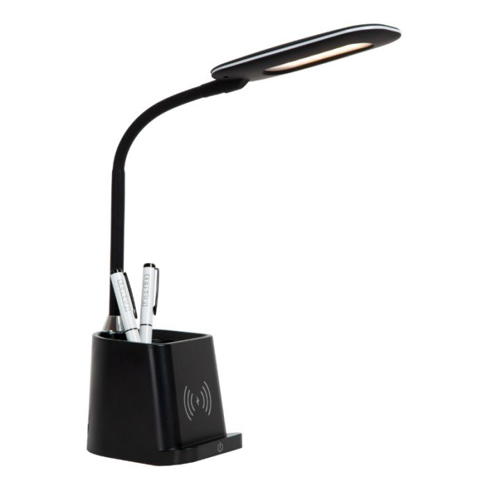 Black desk lamp modern, Penny, 4,7W, 3000K LED, with switch