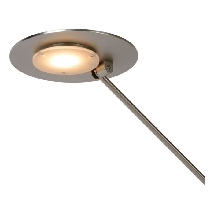 Chrome desk lamp modern, Anselmo, 9W, 3000K LED, with touch dimmer