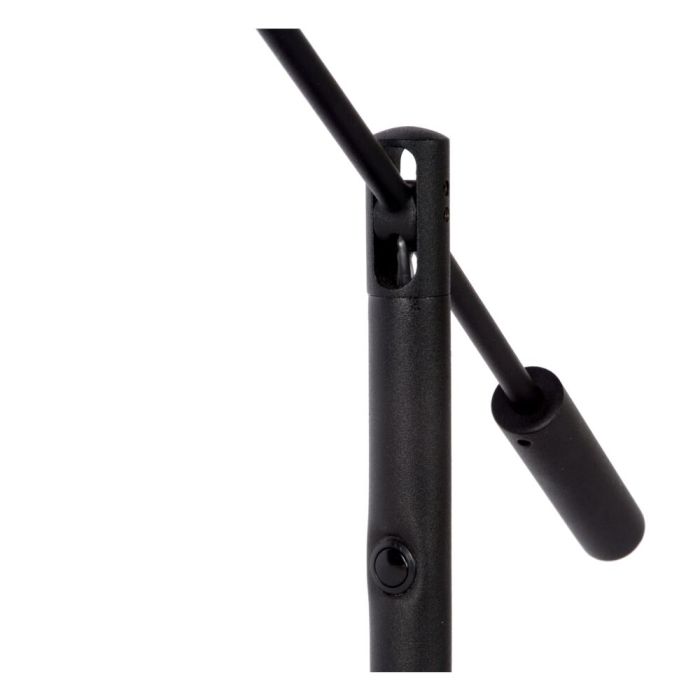 Black desk lamp modern, Anselmo, 9W, 3000K LED, with touch dimmer