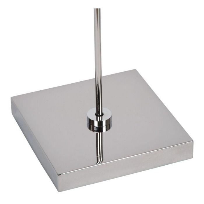 Chrome reading floor lamp modern, Aaron, 12W, 2700K LED, with touch dimmer