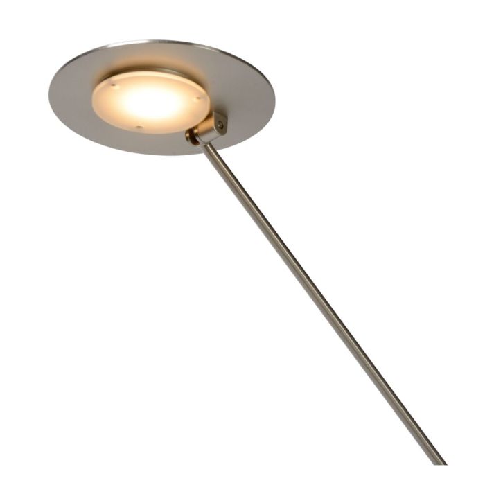 Chrome reading floor lamp modern, Anselmo, 9W, 3000K LED