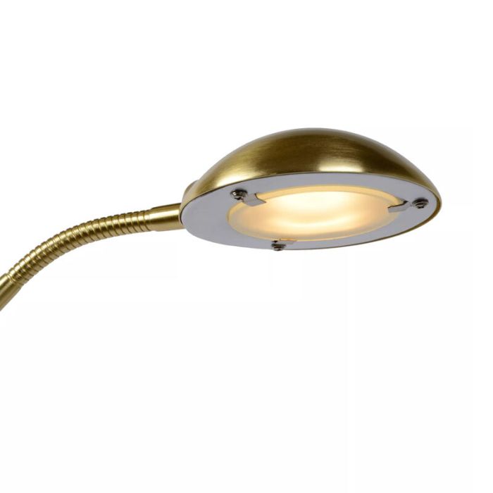 Golden reading floor lamp modern, Zenith, 20W, 3000K LED