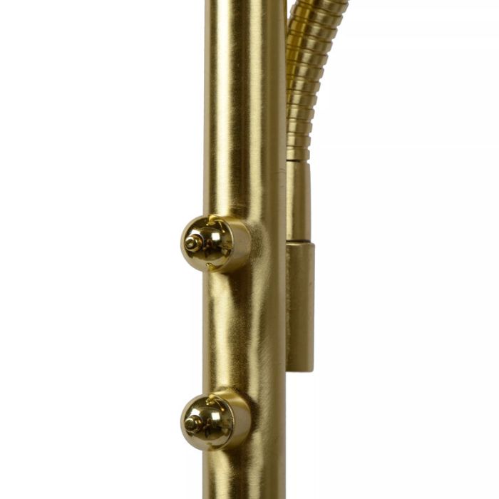 Golden reading floor lamp modern, Zenith, 20W, 3000K LED