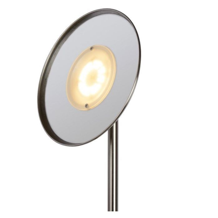 Chrome reading floor lamp modern, Zenith, 20W, 3000K LED