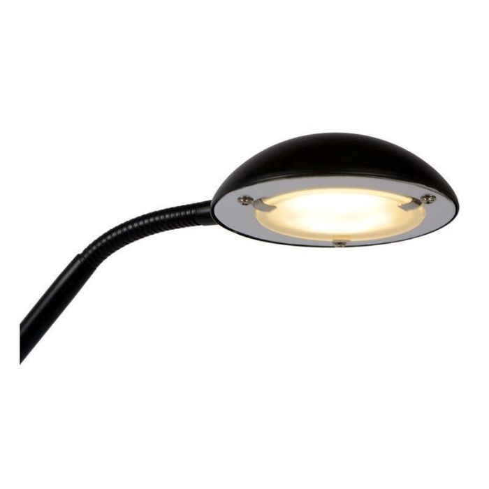 Black reading floor lamp modern, Zenith, 20W, 3000K LED