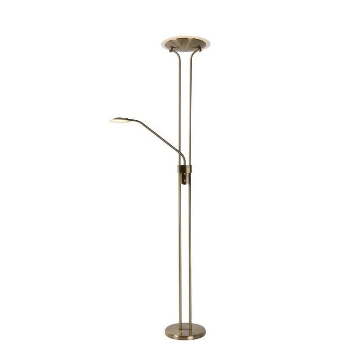 Bronze reading floor lamp modern, Champion, 20W, 3000K LED, with switch