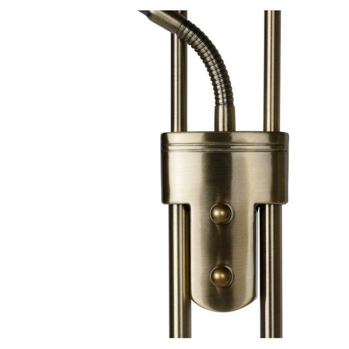 Bronze reading floor lamp modern, Champion, 20W, 3000K LED, with switch