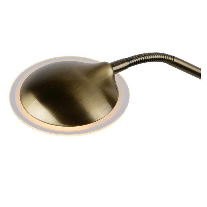 Bronze reading floor lamp modern, Champion, 20W, 3000K LED, with switch