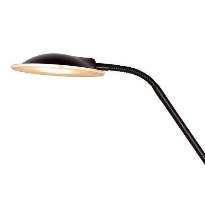Black reading floor lamp modern, Champion, 20W, 3000K LED