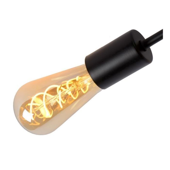 Black flush ceiling light modern, Lester