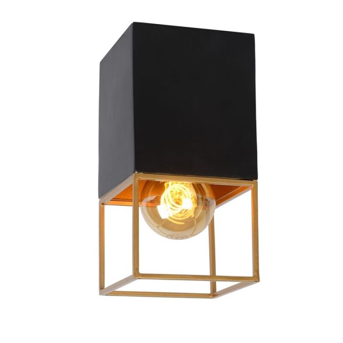 Golden flush ceiling light modern, Rixt