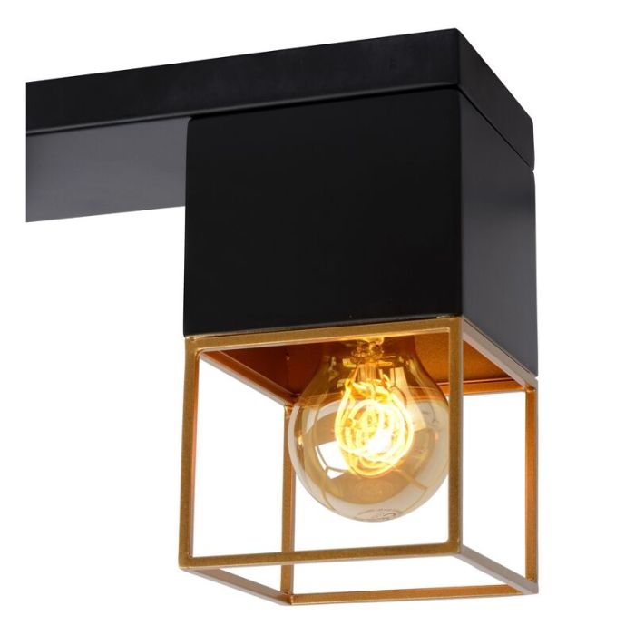 Golden flush ceiling light modern, Rixt