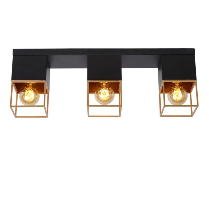Golden flush ceiling light modern, Rixt