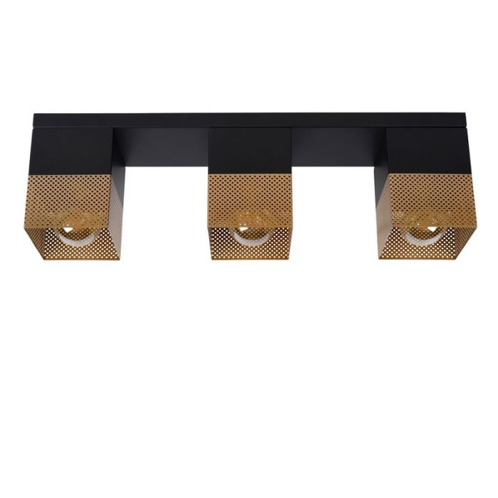 Golden flush ceiling light modern, Renate