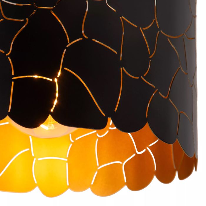 Black ceiling light modern, Almelo