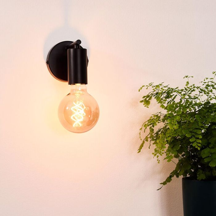Black wall light modern, Leanne
