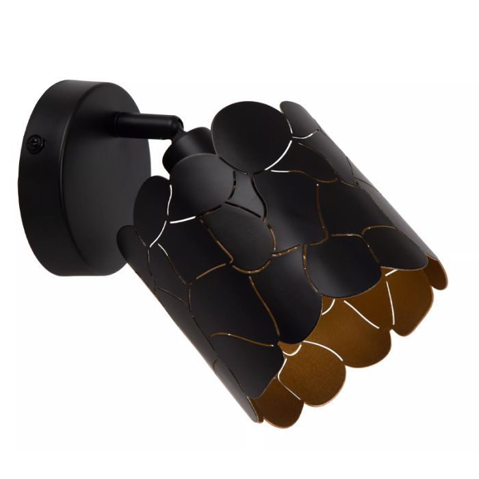 Black wall spotlight modern, Almelo
