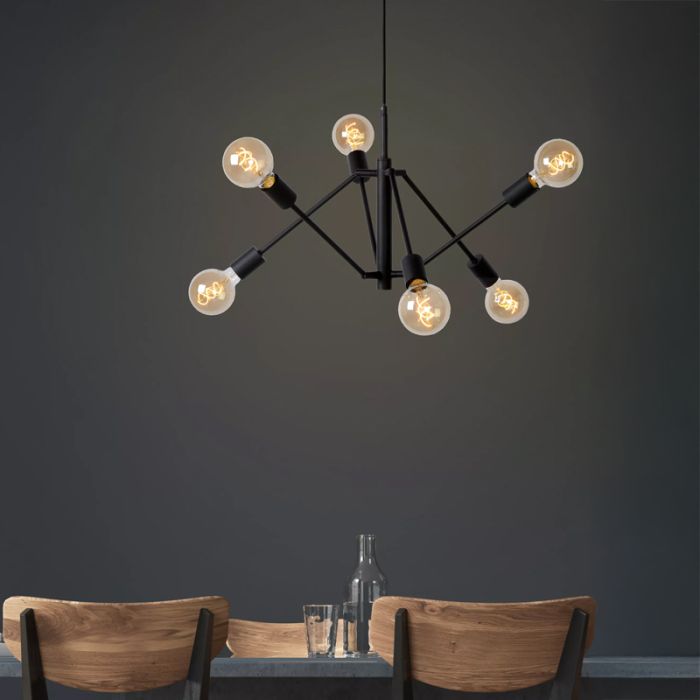 Black pendant light modern, Lester